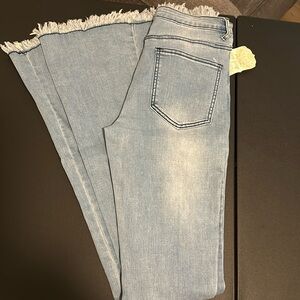 Altar'd State lightwash flares size small